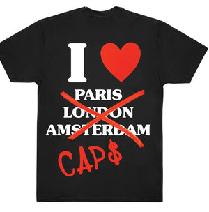 "I LOVE CAPS" Tee (IN PERSON)