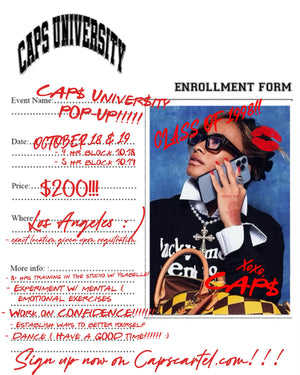 CAPS UNIVERSITY LA POP-UP!!!!