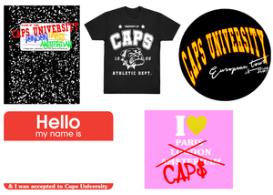 CAPS University Europe Tour Sticker Pack